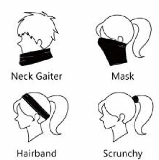 Custom Sublimated Neck Scarf/ Gaiter/ Tube