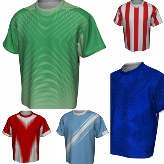 Custom Printed Soccer Tshirt Full Sublimation Jersey design 18