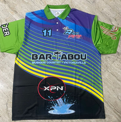 Custom Sublimated Polo Athletic Jersey Shirt