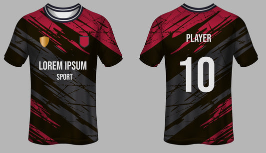 Custom Printed Sports Tshirt [Full Sublimation Jersey design 10]